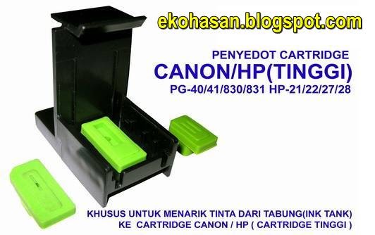 Cara Penggunaan Toolkit Penyedot Catridge Canon dan HP