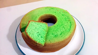 CARA MEMBUAT KUE PANDAN SPONGE