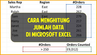 Cara Menghitung Jumlah Data di Microsoft Excel
