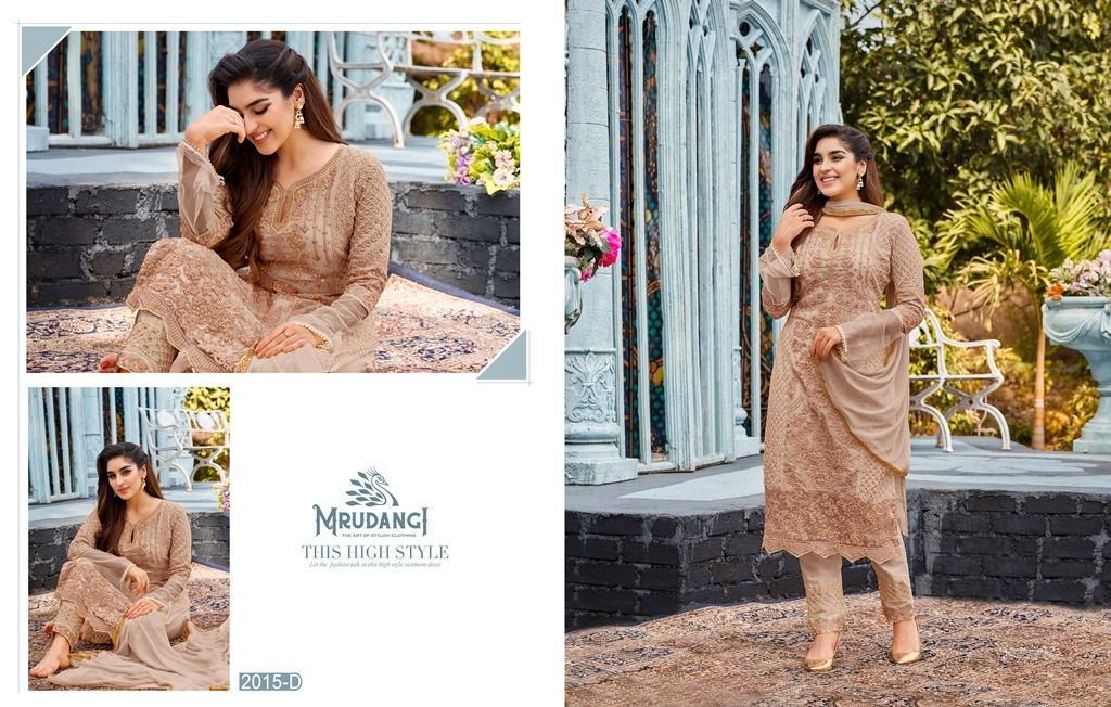 Mrudangi Kashish Colour Edition Pant Style Dress Material Catalog Lowest Price