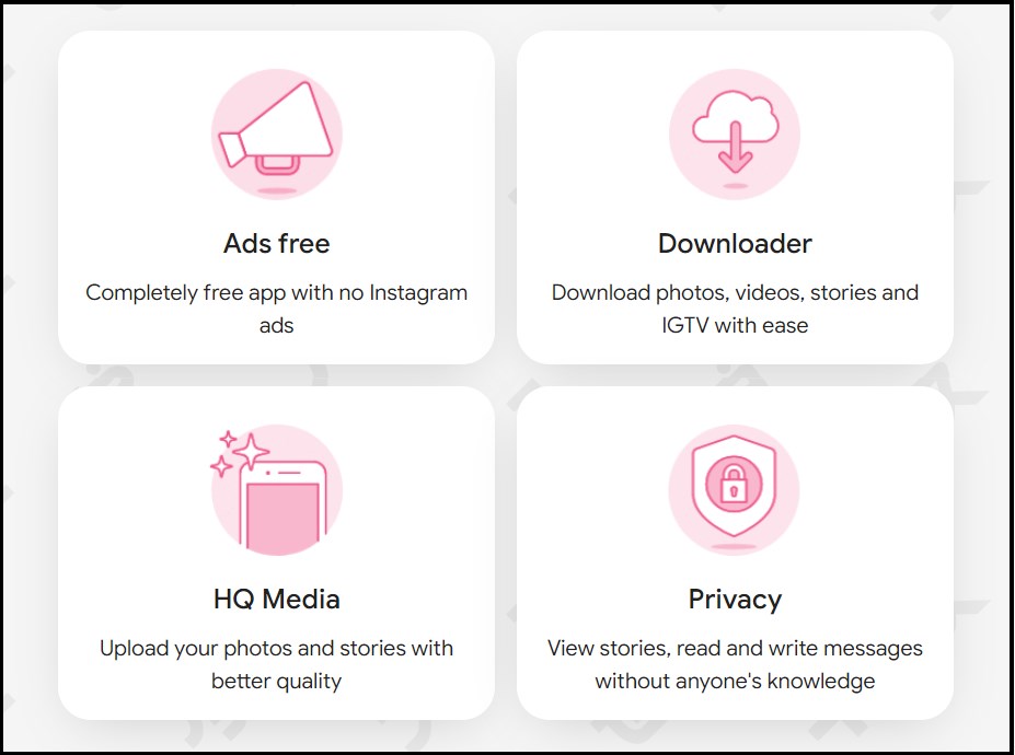 fitur instander apk official HQ ads free and privacy