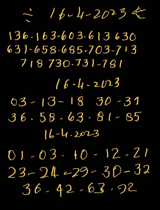 SOME LUCKY NUMBER FOR SITE LOVER | THAILOTTERY SURE MAMBAR FOR 16-4-2023