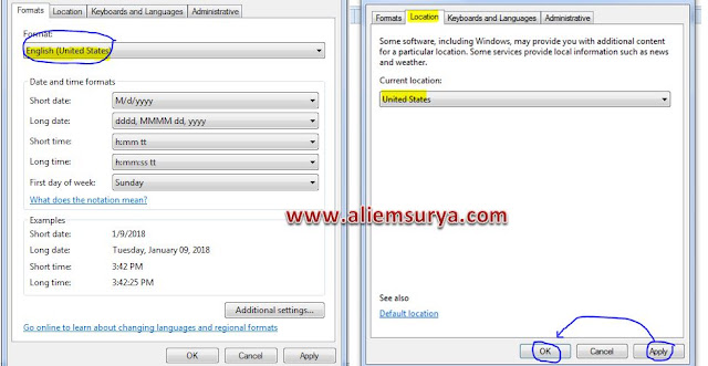 Cara Merubah Regional & Language Setting di PC