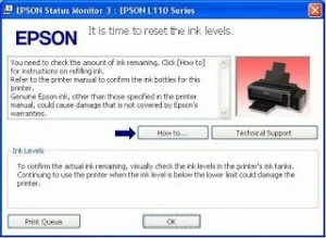 Reseter Epson L300