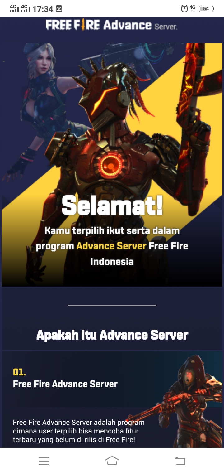 Free Fire Advanced Server Update | Daeminteractive - 