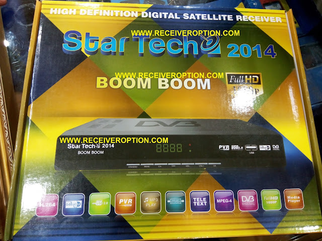 STAR TECH 2014 BOOM BOOM HD RECEIVER BISS KEY OPTION