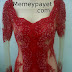 payet kebaya merah