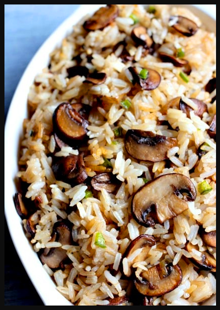 Spicy Mushroom Rice Recipe Dinner, Mushroom Recipes Dinner