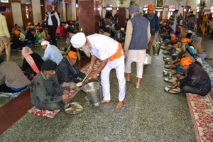 Kitchen serving food