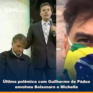 Última polêmica com Guilherme de Pádua envolveu Bolsonaro e Michelle