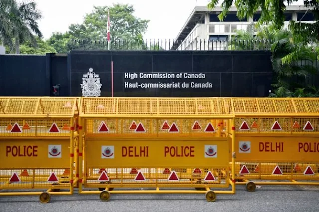 Cover Image Attribute: A view of the Canadian High Commission at Shantipath in New Delhi. / Source: ANI