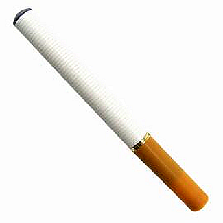 ... cigarettes starts with a cigarette sized e-cig which looks remarkably