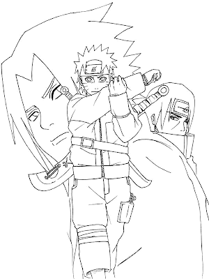 Naruto coloring pictures