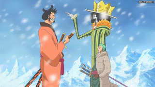 ワンピースアニメ パンクハザード編 598話 錦えもん ブルック | ONE PIECE Episode 598