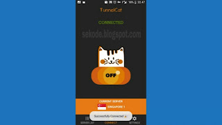 Cara Menggunakan Aplikasi TunnelCat VPN Android