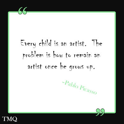 Pablo Picasso quote about art and artists - every child is an artist