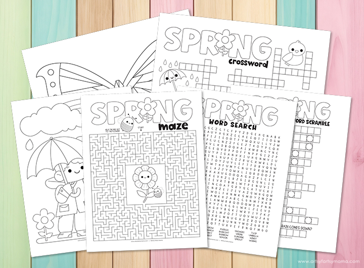 Free Printable Spring Activity Pack