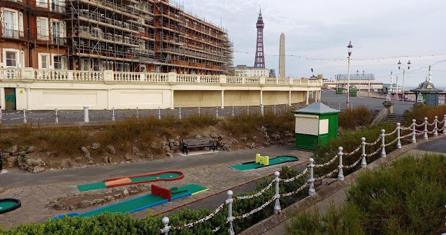 Crazy Golf on Princess Parade in Blackpool