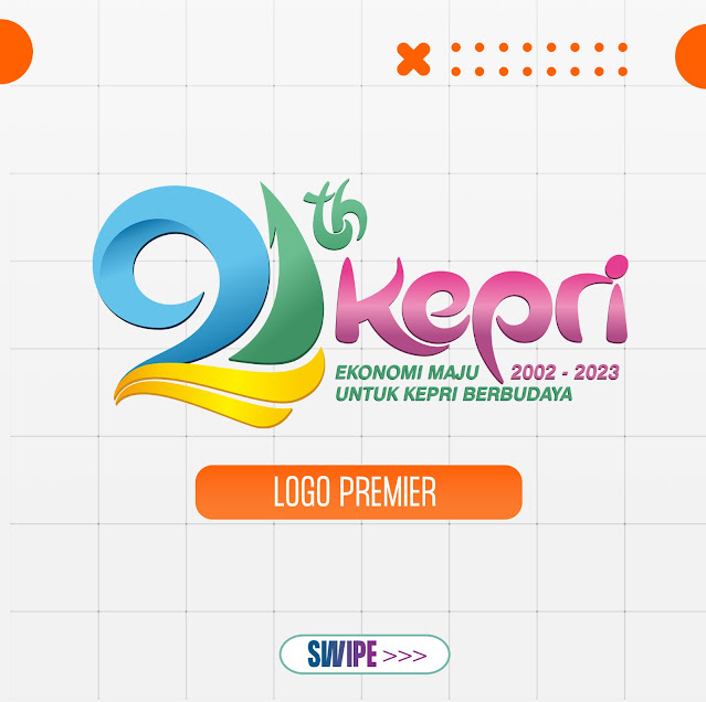 Desain Logo Karya Andi Andri Agassi Terpilih Jadi Logo Hari Jadi ke 21 Provinsi Kepri