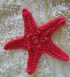 PATRON GRATIS APLIQUE ESTRELLA DE CROCHET 2637