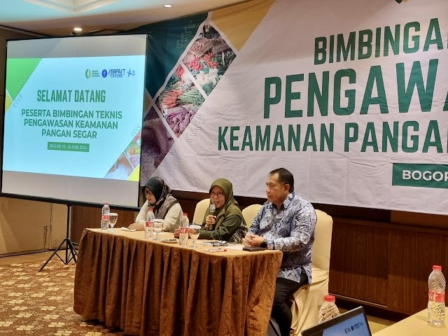 Bapanas Gandeng IPB Gelar Bimtek Pengawasan Keamanan Pangan Segar