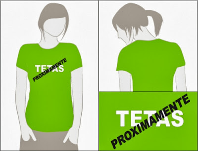 Remera de humor : Próximamente tetas