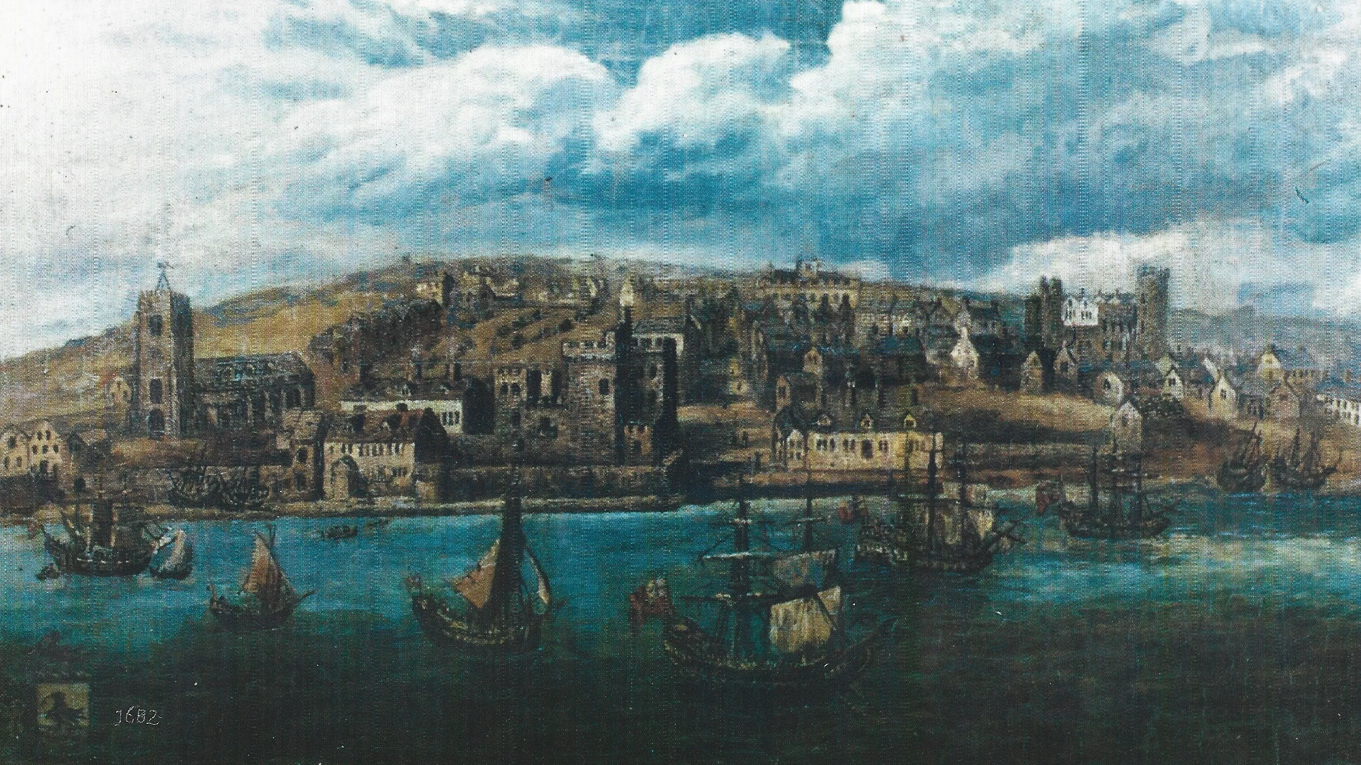 The 'Peters' painting 1682 of Liverpool