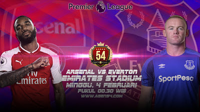 Prediksi Bola Jitu Arsenal vs Everton 4 Februari 2018