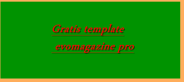 Gratis template evomagazine pro 