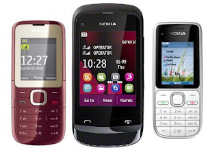 nokia c1 و nokia c2 وdownload nokia c3