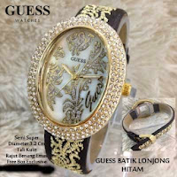 Jam Tangan Guess Batik Lonjong Guess Batik Lonjong hitam