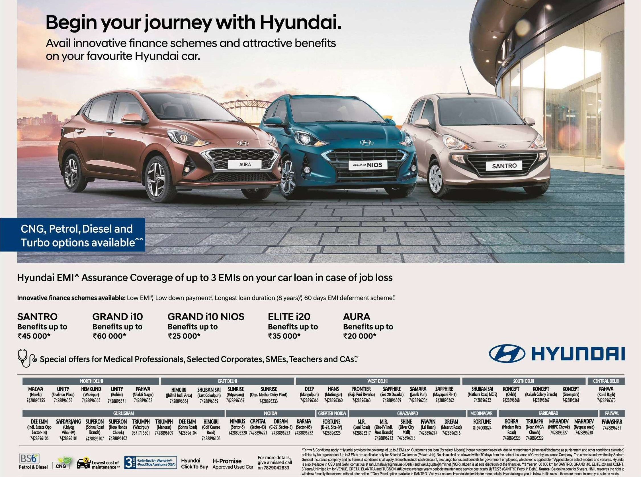 Begin your Journey with Hyundai