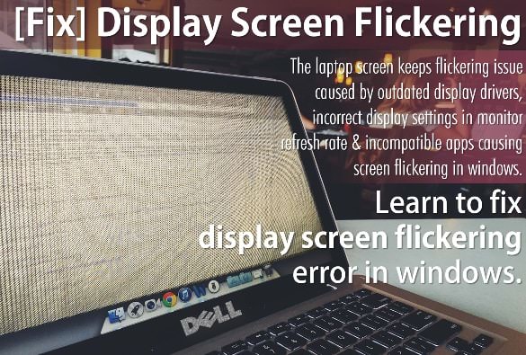 Image result for Dell computer screen blinks
