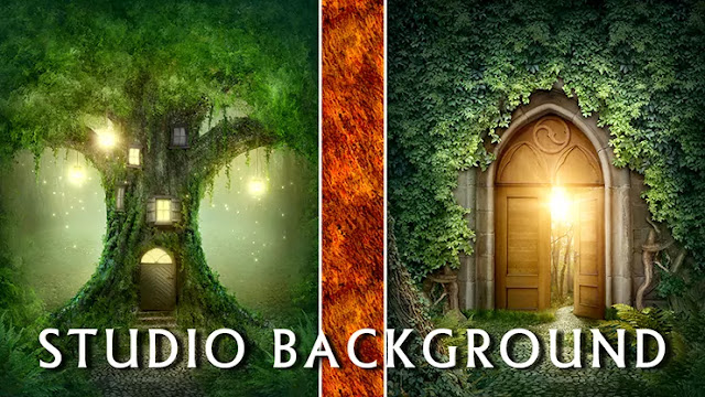 Dark Forest 3D Studio Background !! Studio Background !! New Background