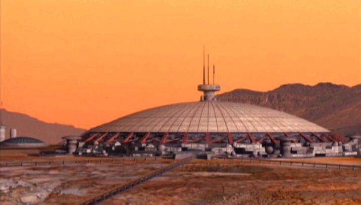 Mars in Babylon 5 - Mars Dome One in Syria Planum