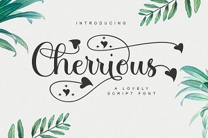 Cherrious Script by Kurniadi Saputra | Cooldesignlab