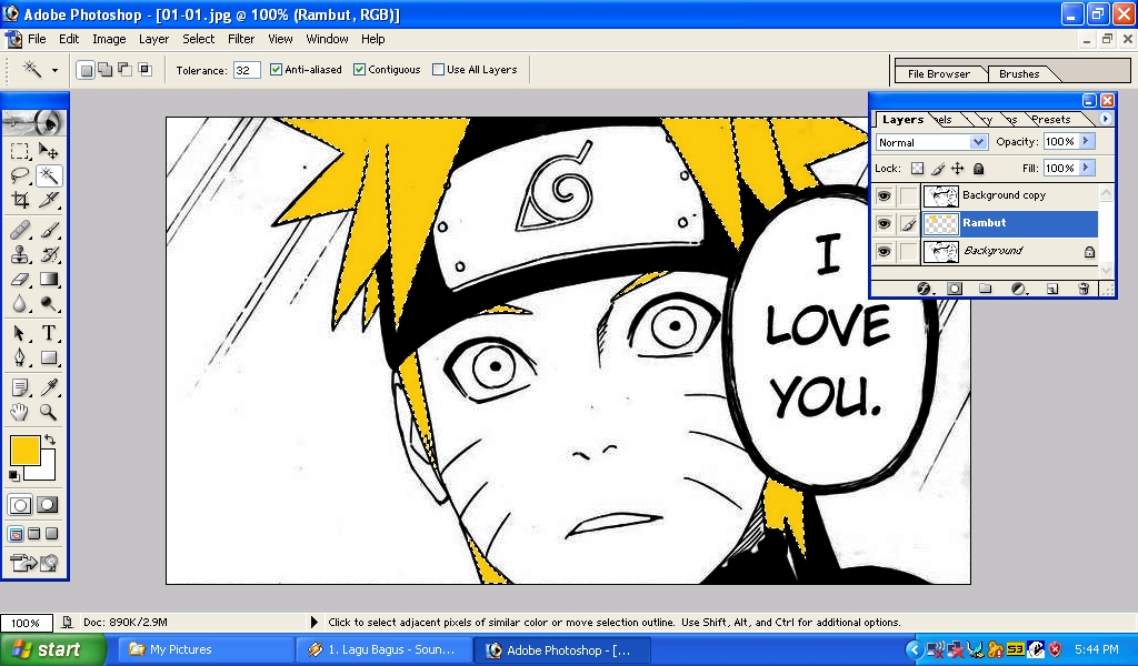 Alhak's Blog: Tutorial: How to Coloring Manga with 