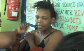 Woman Caught Shop Lifting in Nairobi Kenya Stripped Partially Naked : Trending Images Kenya