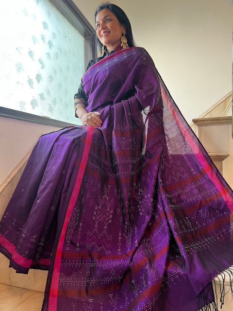 Our collection of silk tangaliya sarees.