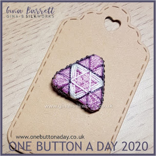 One Button a Day 2020 by Gina Barrett - Day 44 : Trine