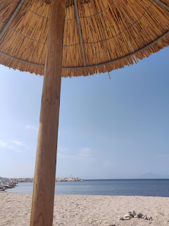 Relaxing on the beach