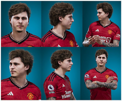 Victor Lindelöf Face For PES 2021