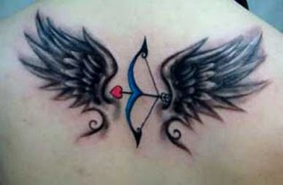 Angel Wings Tattoo on Small Angel Wing Tattoos Design