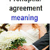 Prenuptial agreement meaning and definition