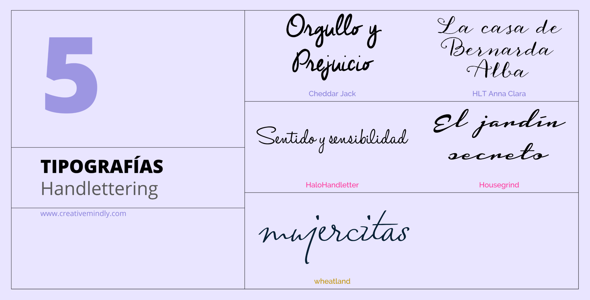 tipografias handlettering hechas a mano