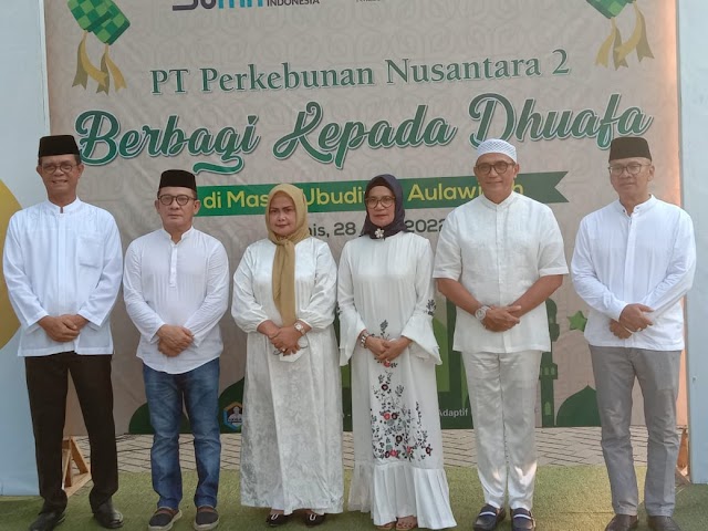 PENGHUJUNG BULAN SUCI RAMADHAN PTPN II BERBAGI 500 PAKET KEPADA KAUM DHUAFA & ANAK YATIM-PIATU