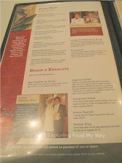 Casa Perfetto's Menu Page 2