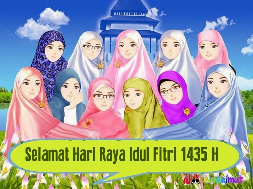 Kata & Gambar Ucapan Selamat Idul Fitri / Lebaran 2014 