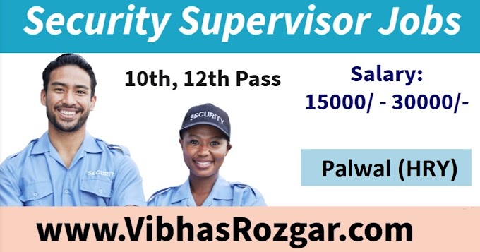 Security Supervisor Jobs in Palwal, Haryana (2024)