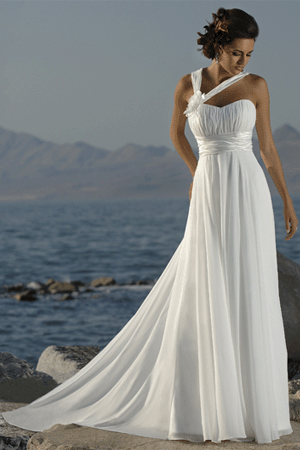beach wedding dresses lace